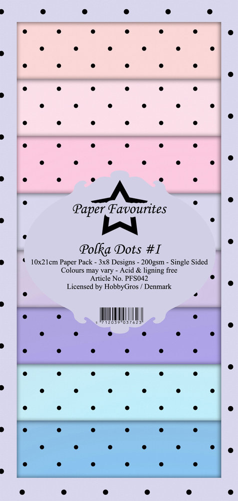 Paper Favourites Polka Dots #1 Slim Paper Pack (PFS042) (DISCONTINUED) Paper Favourites Polka Dots #1 Slim Paper Pack (PFS042) (DISCONTINUED)