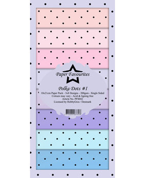 Paper Favourites Polka Dots #1 Slim Paper Pack (PFS042) (DISCONTINUED)
