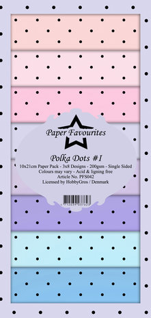 Paper Favourites Polka Dots #1 Slim Paper Pack (PFS042) (DISCONTINUED) Paper Favourites Polka Dots #1 Slim Paper Pack (PFS042) (DISCONTINUED)