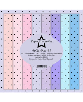 Paper Favourites Polka Dots #1 6x6 Inch Paper Pack (PF196) (DISCONTINUED)