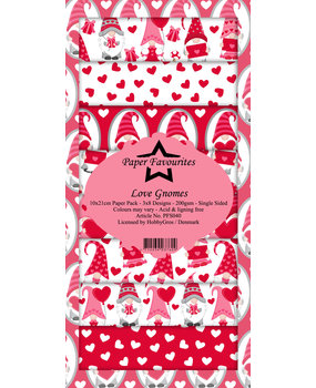 Paper Favourites Love Gnomes Slim Paper Pack (PFS040) (DISCONTINUED)