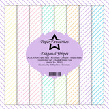Paper Favourites Diagonal Stripes 12x12 Inch Paper Pack (PF393) (DISCONTINUED)
