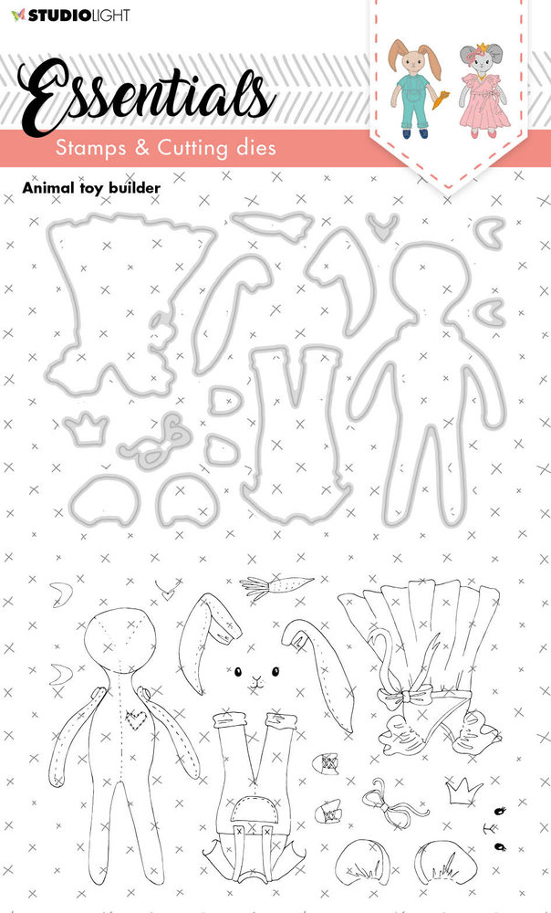 Studio Light Animal Toy Builder Stamp & Die (SL-ES-SCD21) (OUTLET) Studio Light Animal Toy Builder Stamp & Die (SL-ES-SCD21) (OUTLET)