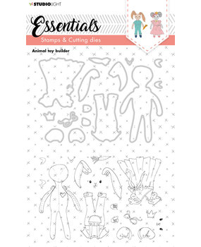 Studio Light Animal Toy Builder Stamp & Die (SL-ES-SCD21) (OUTLET)