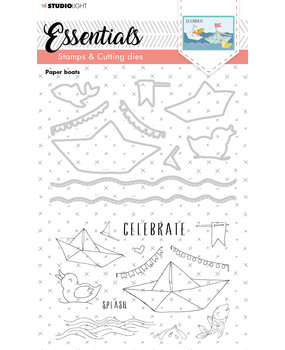Studio Light Paper Boats Stamp & Die (SL-ES-SCD24) (OUTLET)