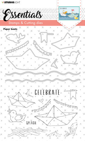 Studio Light Paper Boats Stamp & Die (SL-ES-SCD24) (OUTLET) Studio Light Paper Boats Stamp & Die (SL-ES-SCD24) (OUTLET)