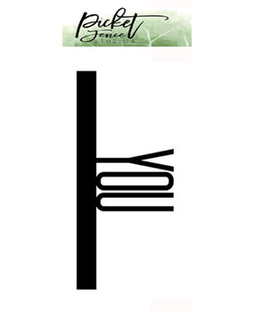 Picket Fence Studios You Word 2x6 Inch Topper Dies (PFSD-225) (OUTLET)