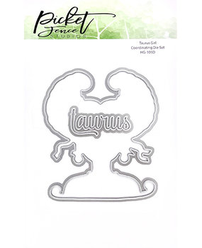 Picket Fence Studios Taurus Girl 4x6 Inch Dies (HG-106D) (OUTLET) Picket Fence Studios Taurus Girl 4x6 Inch Dies (HG-106D) (OUTLET)