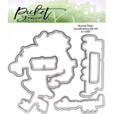 Picket Fence Studios Bunny Dear 4x4 Inch Dies (D-109D) (OUTLET)