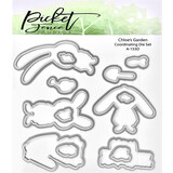 Picket Fence Studios Chloe's Garden 4x4 Inch Dies (A-153D) (OUTLET)