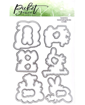 Picket Fence Studios Eastertime 4x6 Inch Dies (E-104D) (OUTLET)