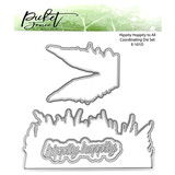 Picket Fence Studios Hippity Hoppity to All 6x6 Inch Dies (E-101D) (OUTLET)