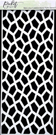 Picket Fence Studios Slim Line Cobblestone 4x10 Inch Stencil (SC-289) (OUTLET) Picket Fence Studios Slim Line Cobblestone 4x10 Inch Stencil (SC-289) (OUTLET)