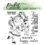 Picket Fence Studios Bunny Dear 4x4 Inch Clear Stamps (D-109) (OUTLET)