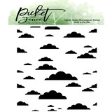 Picket Fence Studios Endless Clouds 4x4 Inch Clear Stamps (BB-178) (OUTLET)