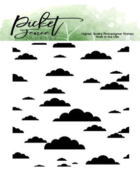 Picket Fence Studios Endless Clouds 4x4 Inch Clear Stamps (BB-178) (OUTLET)