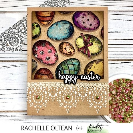 Picket Fence Studios Bunny Dear 4x4 Inch Clear Stamps (D-109) (OUTLET)