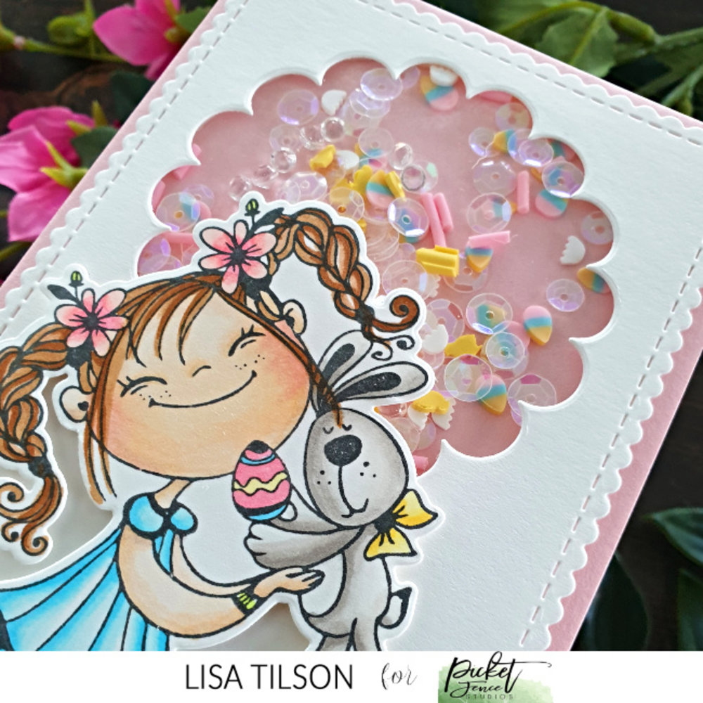 Picket Fence Studios Bunny Dear 4x4 Inch Dies (D-109D) (OUTLET) Picket Fence Studios Bunny Dear 4x4 Inch Dies (D-109D) (OUTLET)