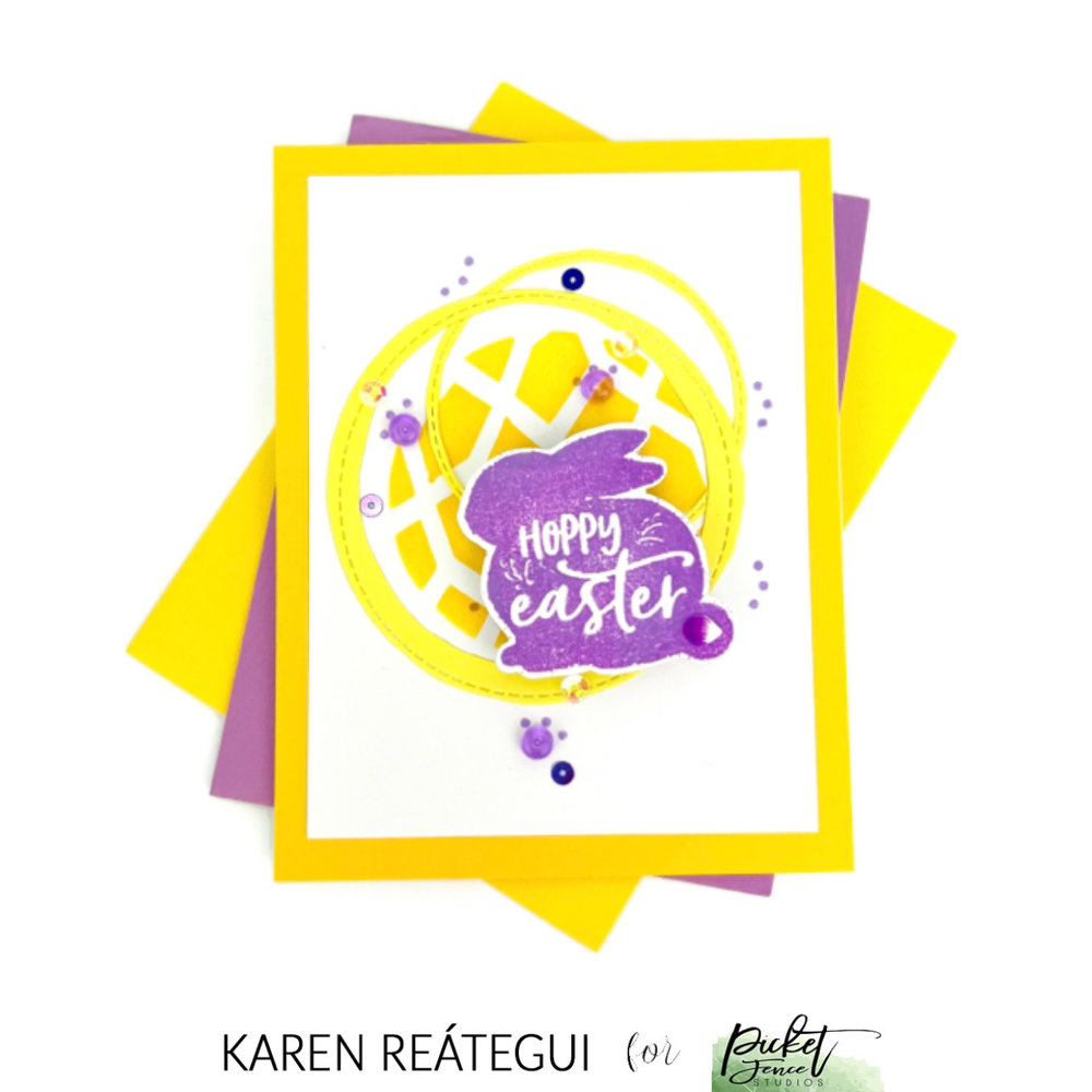 Picket Fence Studios Eastertime 4x6 Inch Clear Stamps (E-104) (OUTLET)