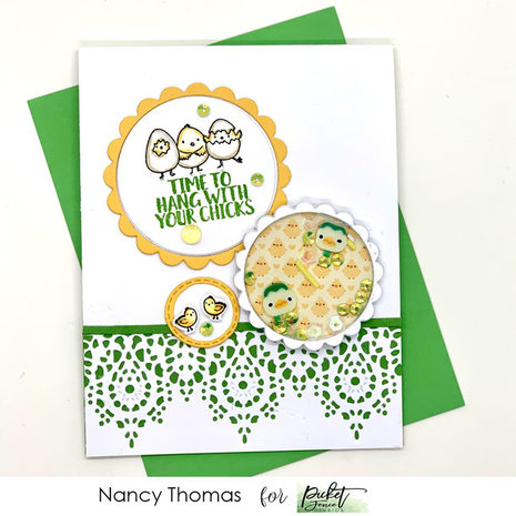 Picket Fence Studios Eastertime 4x6 Inch Clear Stamps (E-104) (OUTLET)