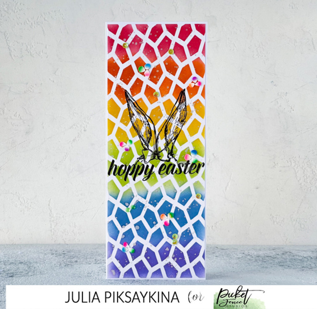 Picket Fence Studios Slim Line Cobblestone 4x10 Inch Stencil (SC-289) (OUTLET) Picket Fence Studios Slim Line Cobblestone 4x10 Inch Stencil (SC-289) (OUTLET)