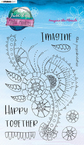 Studio Light Just Low Mindful Moodling Clear Stamps Imagine the Florals (JL-MM-STAMP189) (OUTLET) Studio Light Just Low Mindful Moodling Clear Stamps Imagine the Florals (JL-MM-STAMP189) (OUTLET)