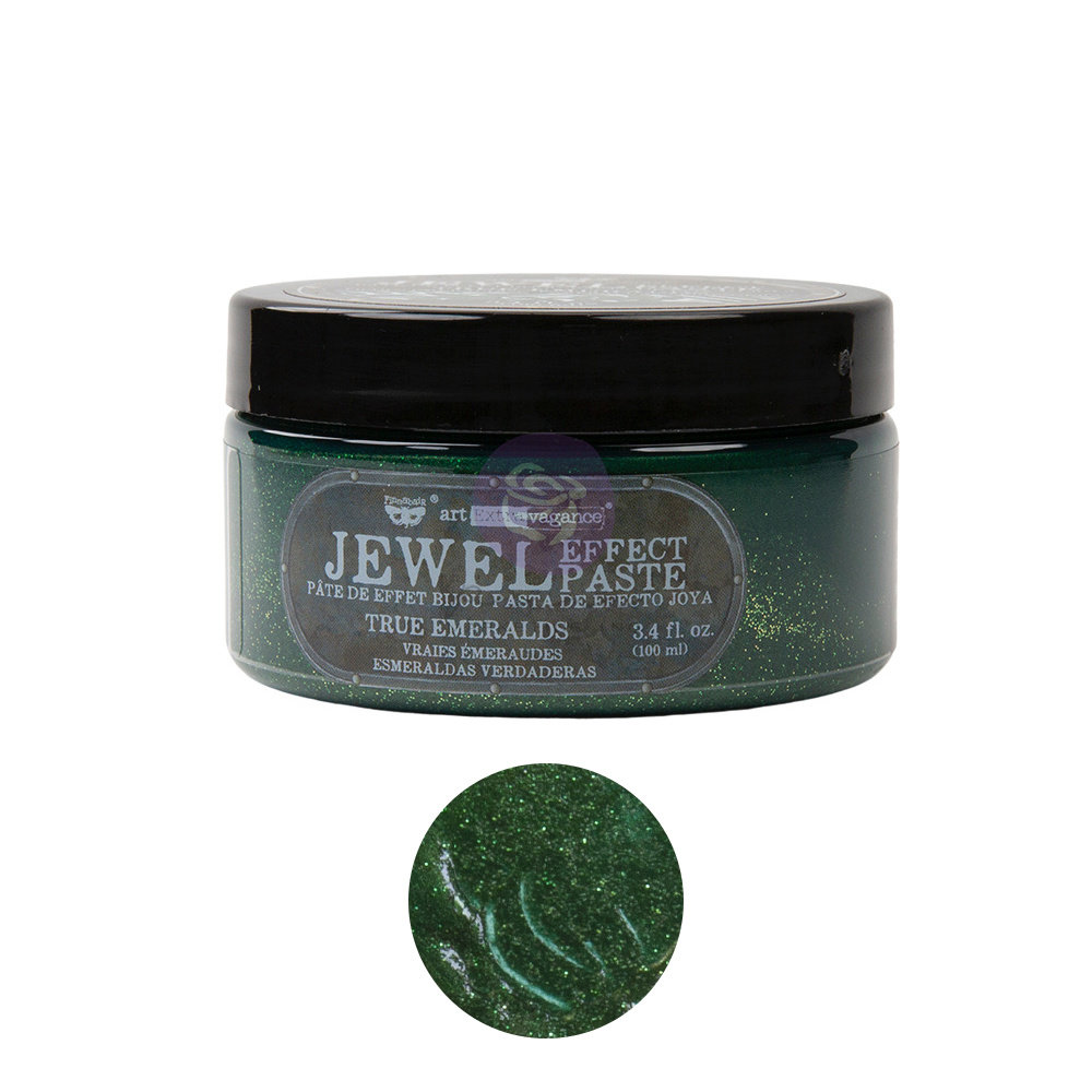 Finnabair Art Extravagance Jewel Effect Paste True Emeralds (100ml) (969035) (DISCONTINUED)