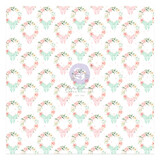 Prima Marketing Peach Tea Vellum with Foil 12x12 Inch Sheet (997618) (DISCONTINUED)