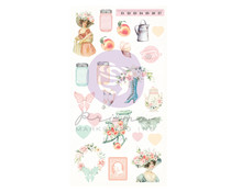 Prima Marketing Peach Tea Puffy Stickers (24pcs) (997564)