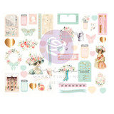 Prima Marketing Peach Tea Chipboard Stickers (44pcs) (997533) (DISCONTINUED)