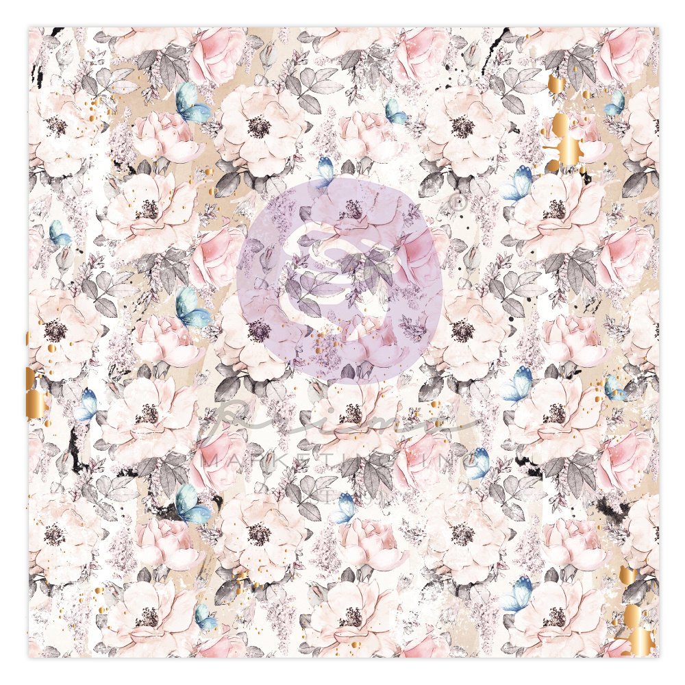 Prima Marketing Indigo Vellum with Foil 12x12 Inch Sheet (998356) (DISCONTINUED) Prima Marketing Indigo Vellum with Foil 12x12 Inch Sheet (998356) (DISCONTINUED)