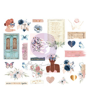 Prima Marketing Indigo Chipboard Stickers (26pcs) (998288) (DISCONTINUED) Prima Marketing Indigo Chipboard Stickers (26pcs) (998288) (DISCONTINUED)