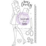 Prima Marketing Julie Nutting Doll Stamp Lani (8pcs) (913625) (DISCONTINUED)