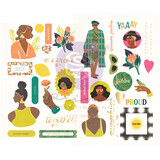 Prima Marketing Majestic Chipboard Stickers (34pcs) (656355) (DISCONTINUED)