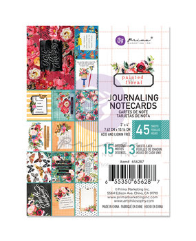 Prima Marketing Painted Floral 3x4 Inch Journaling Cards (656287) (DISCONTINUED) Prima Marketing Painted Floral 3x4 Inch Journaling Cards (656287) (DISCONTINUED)