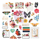 Prima Marketing Painted Floral Ephemera (33pcs) (656270) (DISCONTINUED)