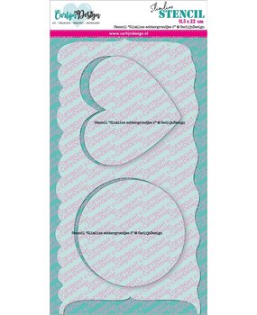 CarlijnDesign Stencil Slimline Achtergrondjes 2 (CDSC-0019) (DISCONTINUED)