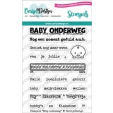 CarlijnDesign Stempels Baby Onderweg (CDST-0080) (OUTLET)