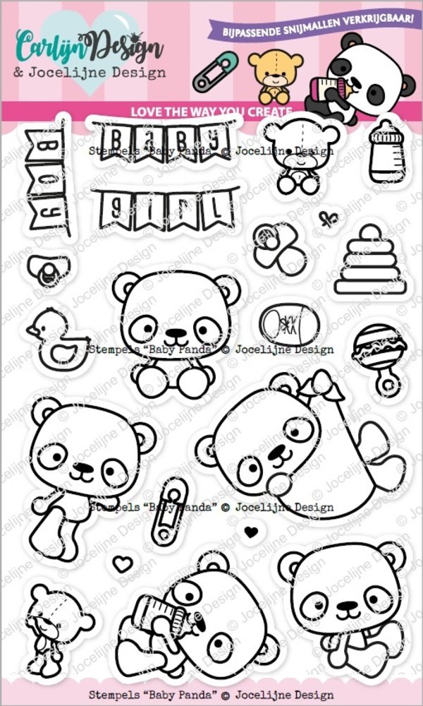 CarlijnDesign Stempels Baby Panda (CDJD-0024) (DISCONTINUED) CarlijnDesign Stempels Baby Panda (CDJD-0024) (DISCONTINUED)