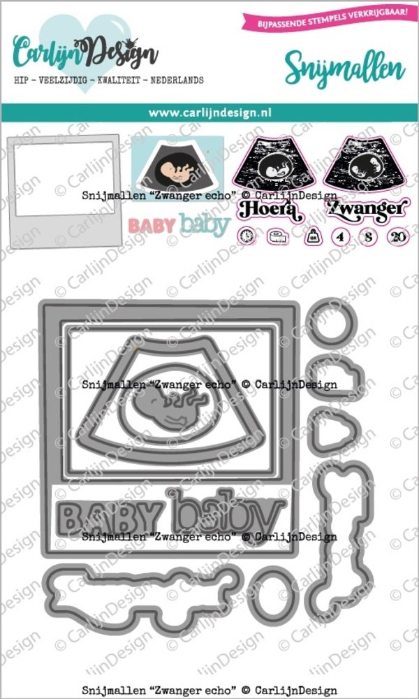 CarlijnDesign Dies Pregnant Ultrasound (CDSN-0150) (DISCONTINUED)
