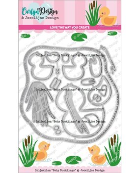 CarlijnDesign Snijmallen Baby Ducklings (CDJD-0027) (DISCONTINUED) CarlijnDesign Snijmallen Baby Ducklings (CDJD-0027) (DISCONTINUED)