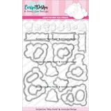 CarlijnDesign Snijmallen Baby Panda (CDJD-0025) (OUTLET)