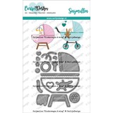 CarlijnDesign Snijmallen Kinderwagen & Wieg (CDSN-0152) (DISCONTINUED)