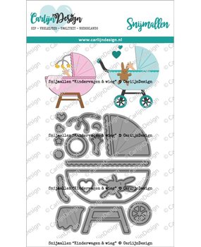 CarlijnDesign Dies Stroller & Crib (CDSN-0152) (DISCONTINUED)