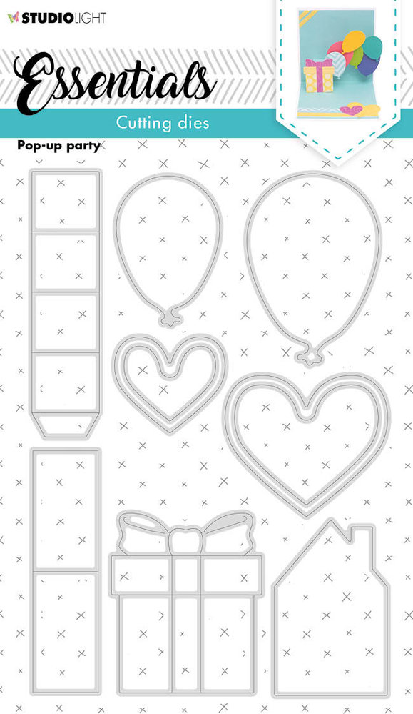 Studio Light Pop-Up Party Cutting Dies (SL-ES-CD165) (OUTLET) Studio Light Pop-Up Party Cutting Dies (SL-ES-CD165) (OUTLET)