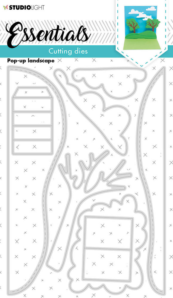 Studio Light Pop-Up Landscape Cutting Dies (SL-ES-CD164) (OUTLET) Studio Light Pop-Up Landscape Cutting Dies (SL-ES-CD164) (OUTLET)