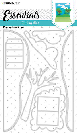 Studio Light Pop-Up Landscape Cutting Dies (SL-ES-CD164) (OUTLET) Studio Light Pop-Up Landscape Cutting Dies (SL-ES-CD164) (OUTLET)