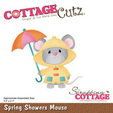 Scrapping Cottage Spring Showers Mouse (CC-1007) (OUTLET)