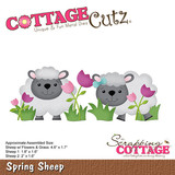 Scrapping Cottage Spring Sheep (CC-1006) (OUTLET)
