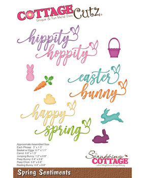 Scrapping Cottage Spring Sentiments (CC-1005) (OUTLET)